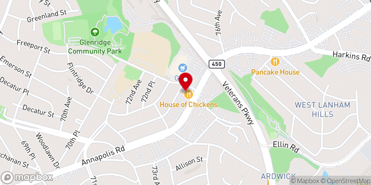 Map showing location of Mystery Church of God