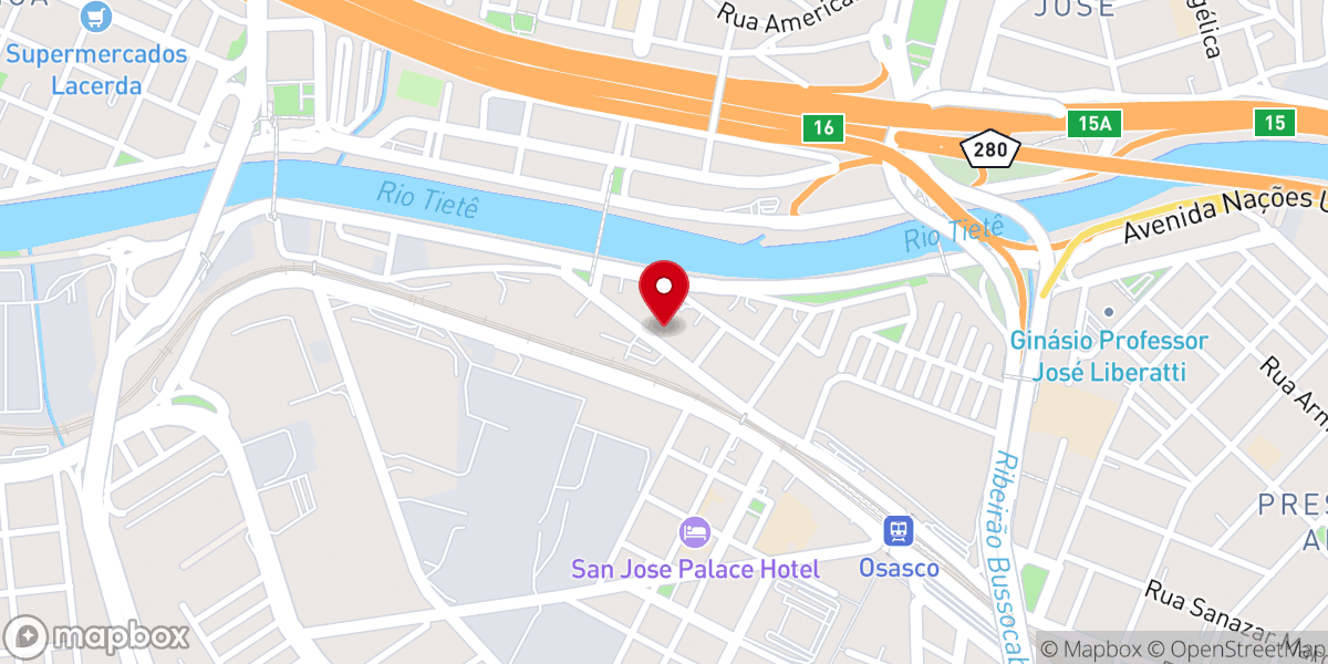 Map showing location of Paróquia Senhor do Bonfim