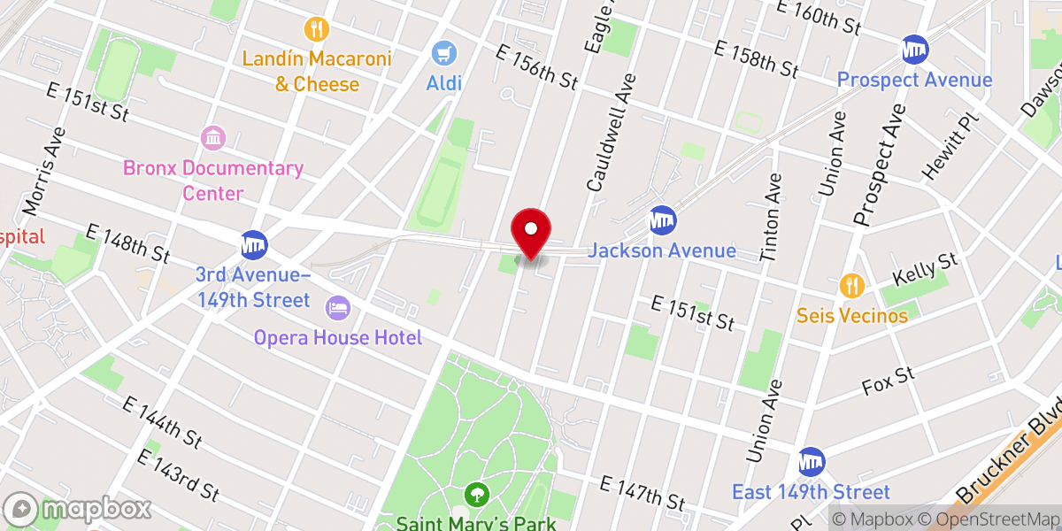 Map showing location of Fusion Seventh-day Adventist Church