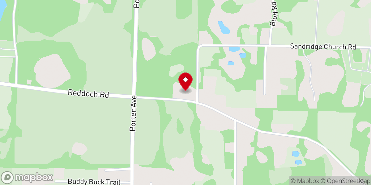 Map showing location of Providence Baptist Church