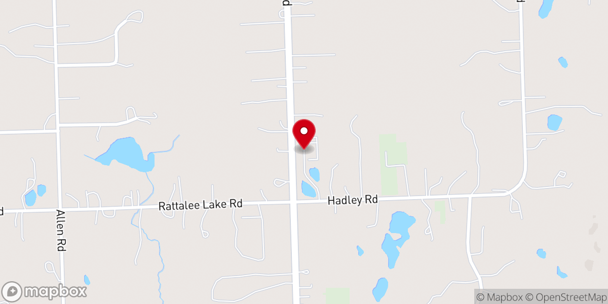 Map showing location of North Oaks Church