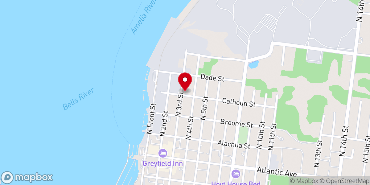Map showing location of St. Peter Claver Catholic Church