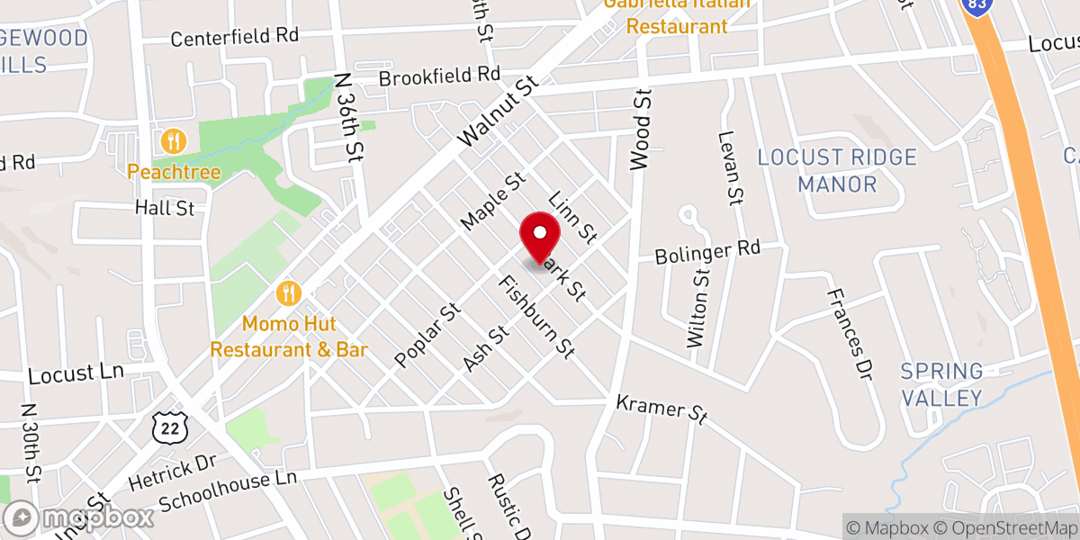 Map showing location of Community Evangelical Free Church