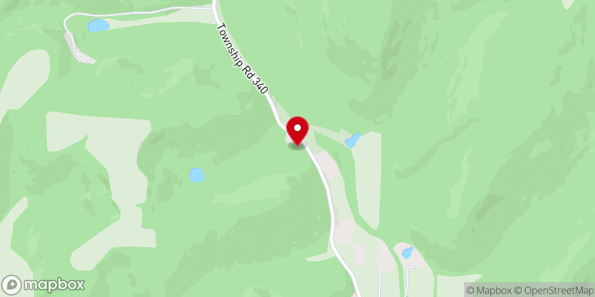 Map showing location of Darling Run Church