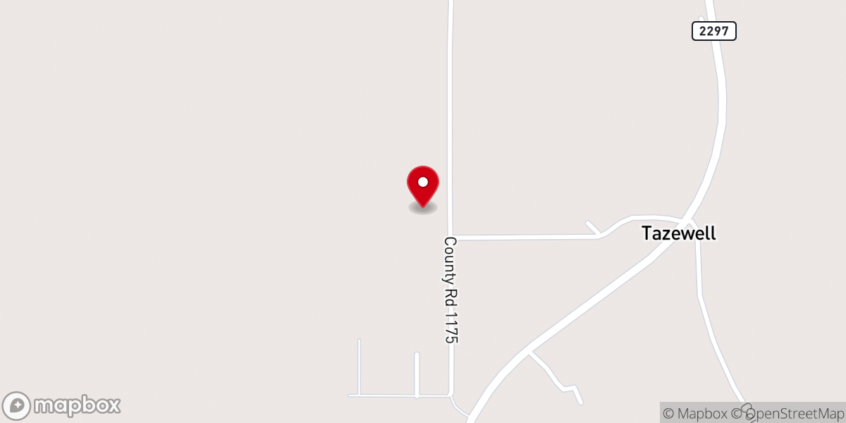 Map showing location of Pleasant Hill Church