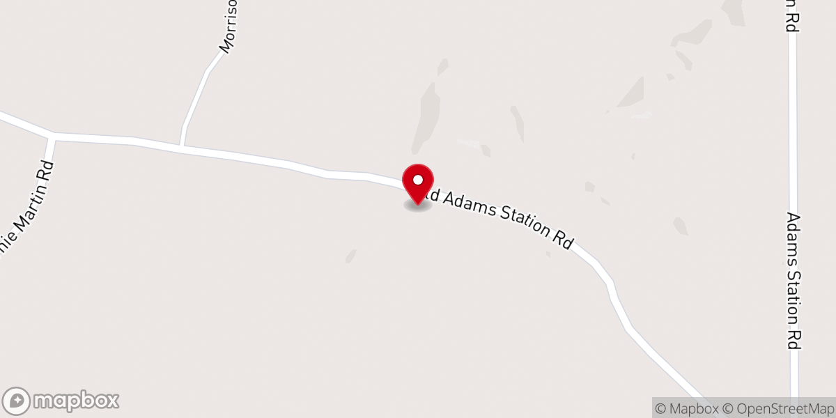 Map showing location of Green Hill Church