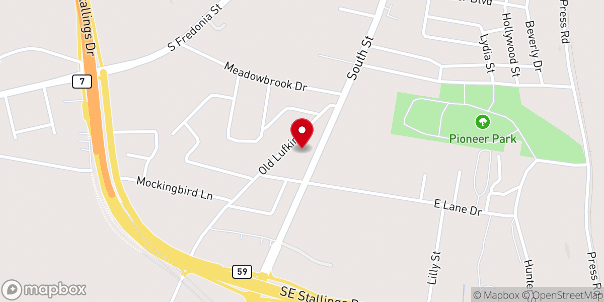 Map showing location of Harvest Point Church