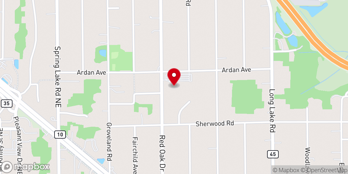Map showing location of Abiding Savior Lutheran Church (ELCA)