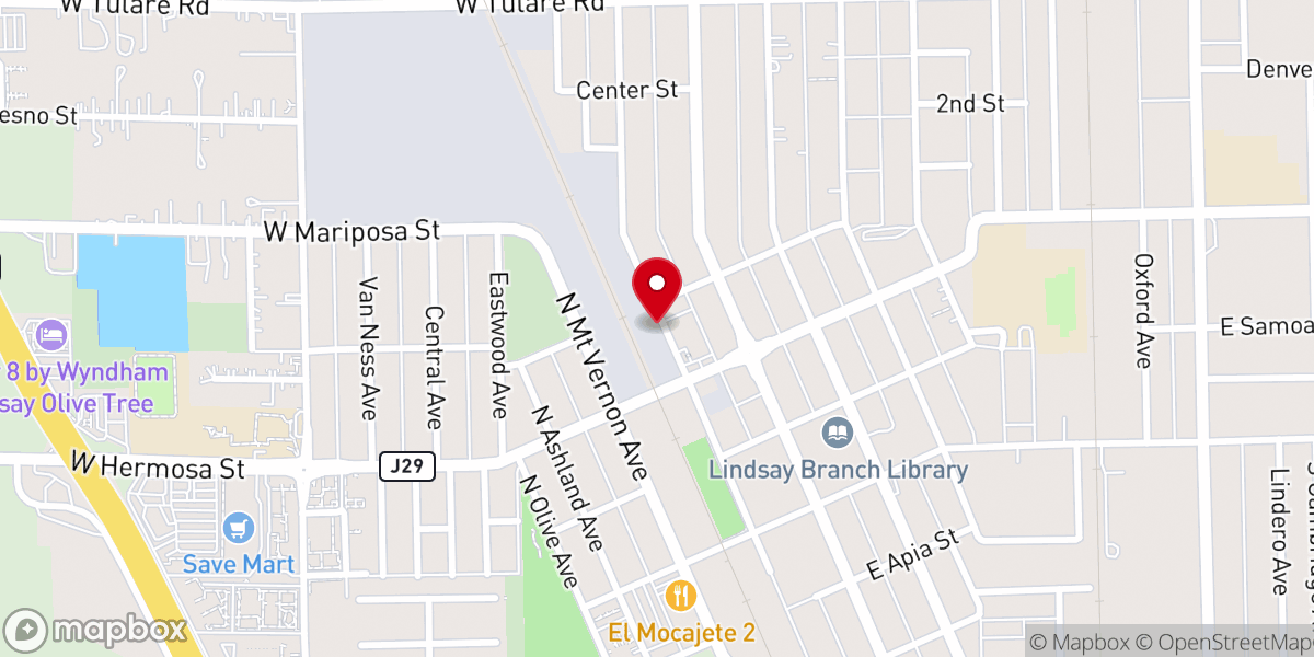 Map showing location of McDermont X