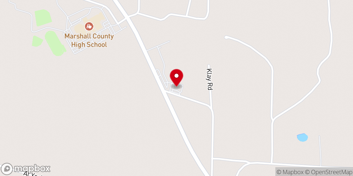 Map showing location of Christian Fellowship Church