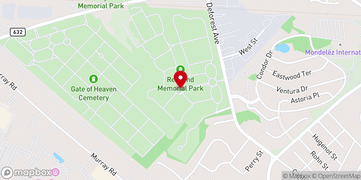 Map showing location of St. Giles Chapel