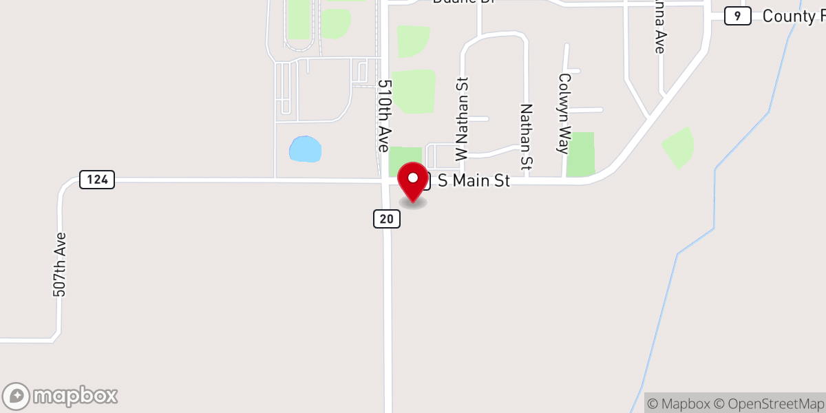 Map showing location of Cornerstone UMC