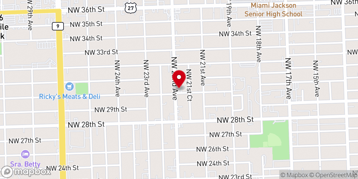 Map showing location of Citi Church