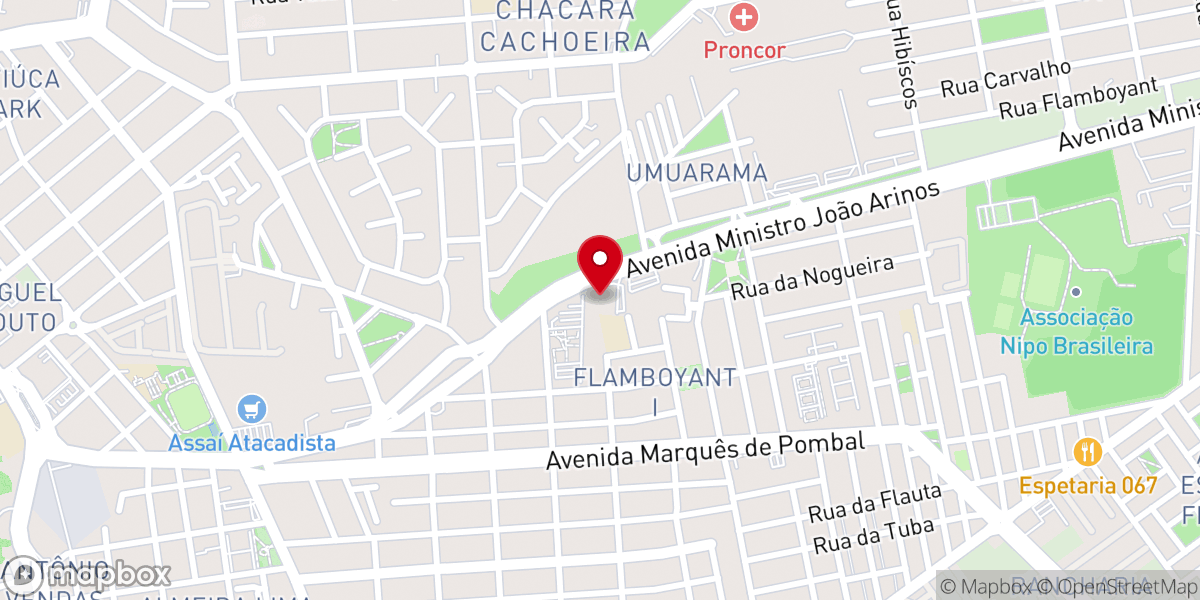 Map showing location of Ministério Atos de Justiça