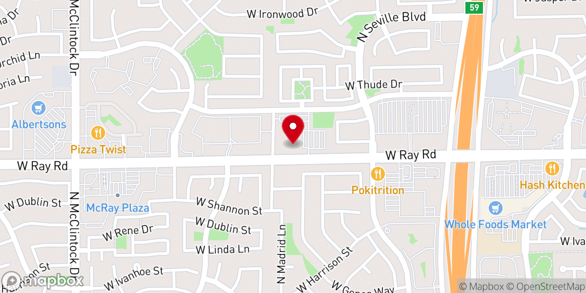 Map showing location of St. Andrew the Apostle Catholic Church