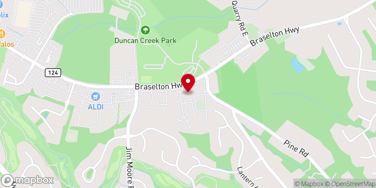 Map showing location of Restoration Presbyterian Church