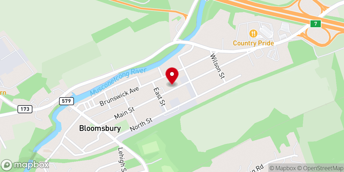 Map showing location of Church of the Annunciation Roman Catholic Church