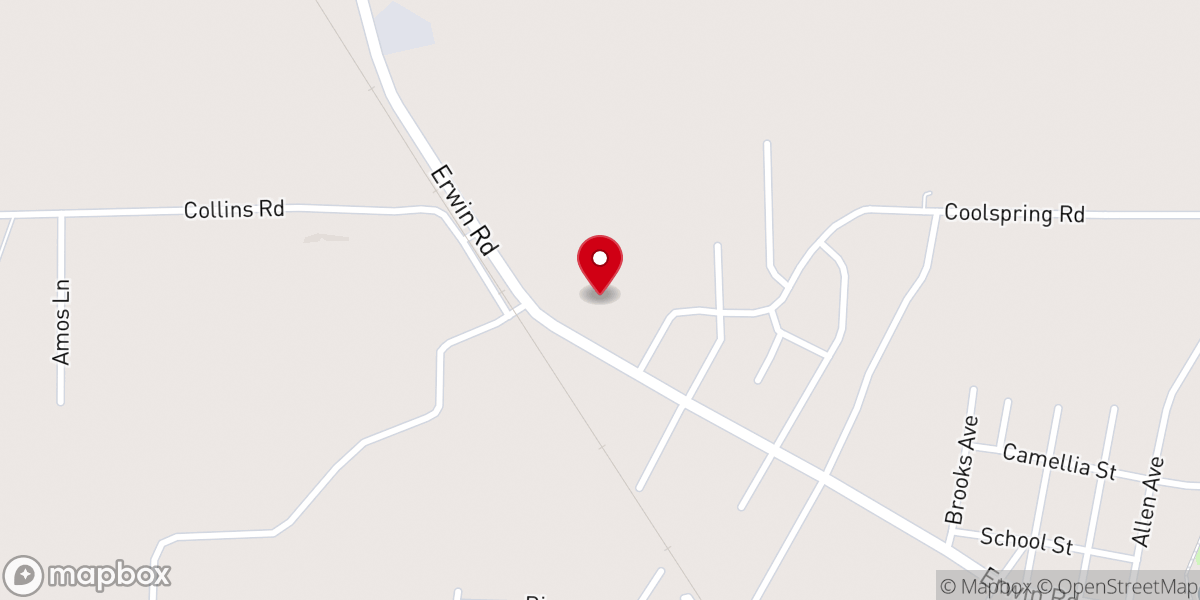 Map showing location of Stonewall Pentecostal Church