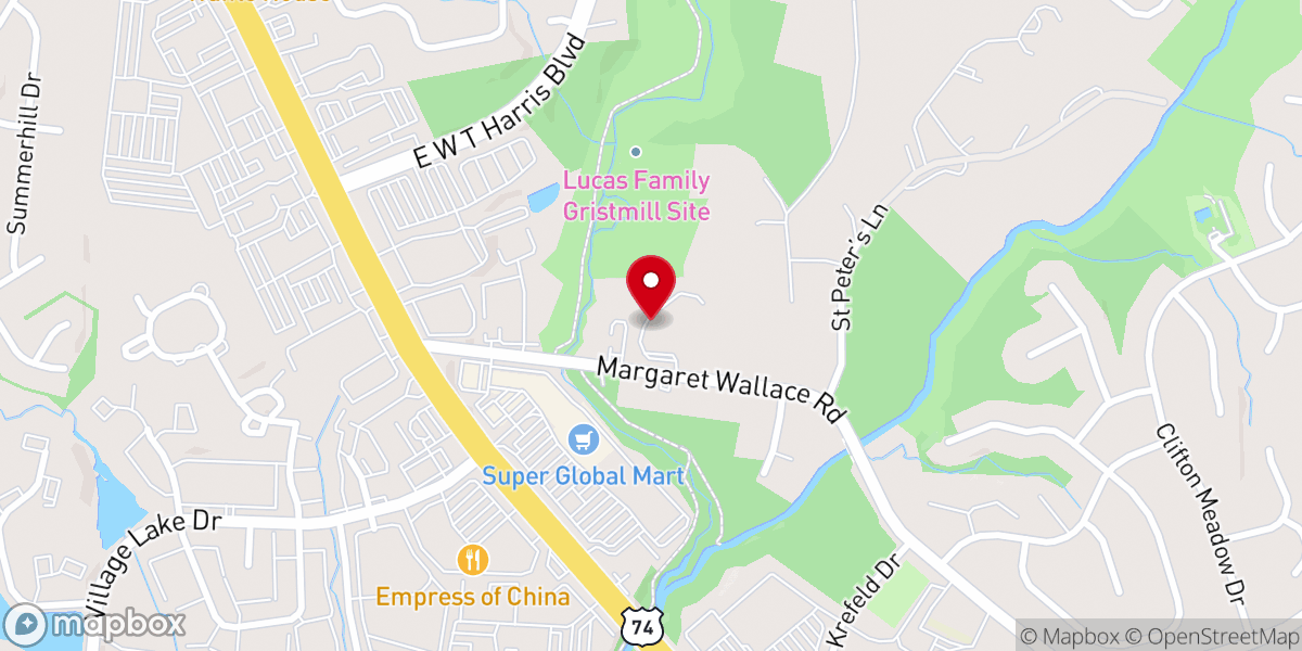 Map showing location of Saint Michael the Archangel Anglican Church