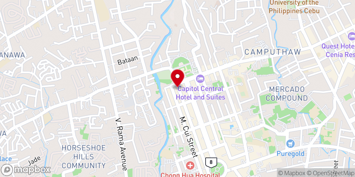 Map showing location of UPCPI - City Tabernacle Cebu