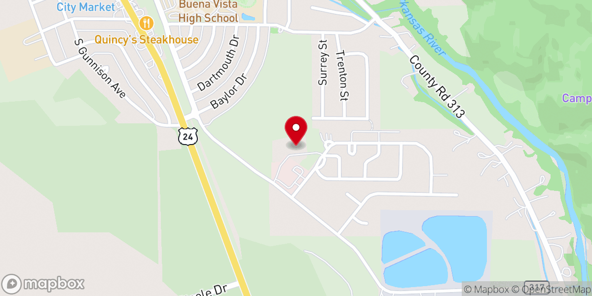 Map showing location of Mountain Heights Baptist Church