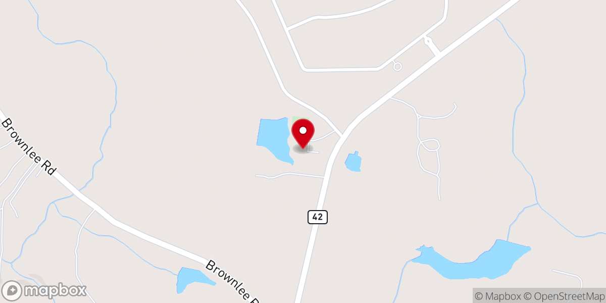 Map showing location of Christian Gathering Place