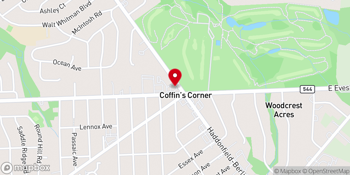 Map showing location of Platt Memorial Chapels Inc.