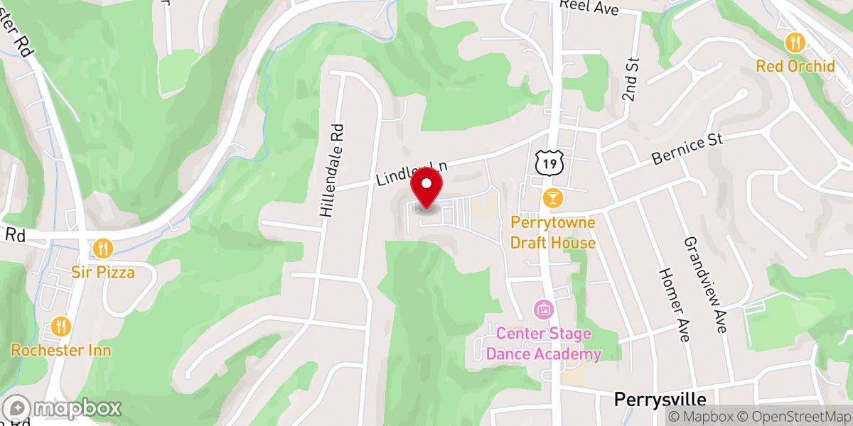 Map showing location of Saint Teresa of Avila Church
