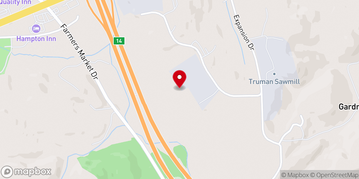 Map showing location of Generations Church