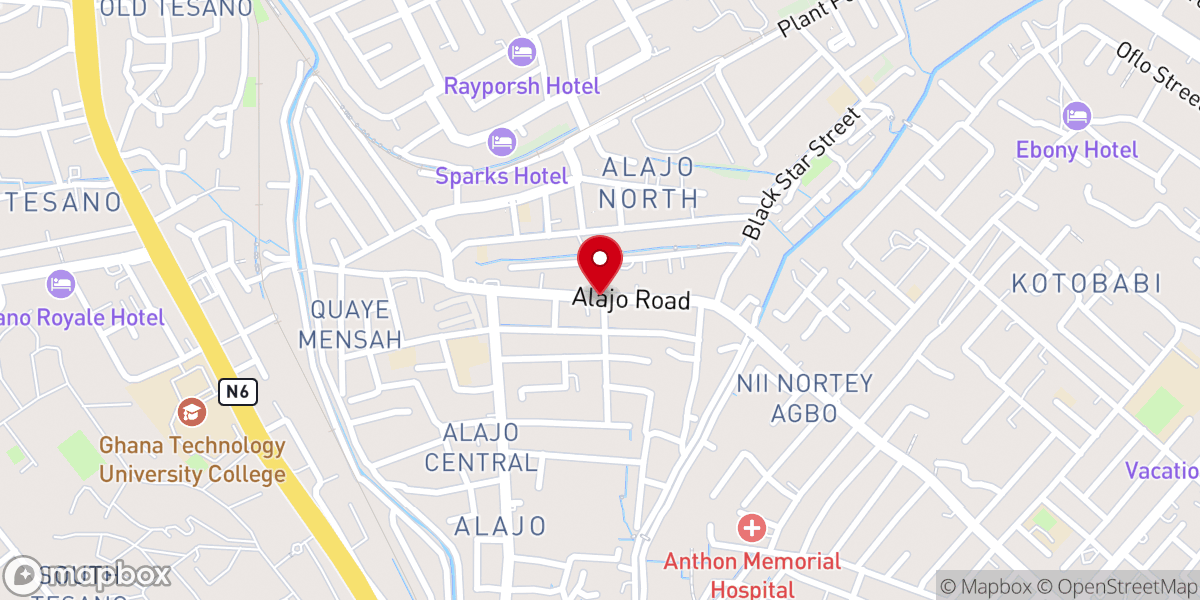 Map showing location of Mt Zion Methodist Church