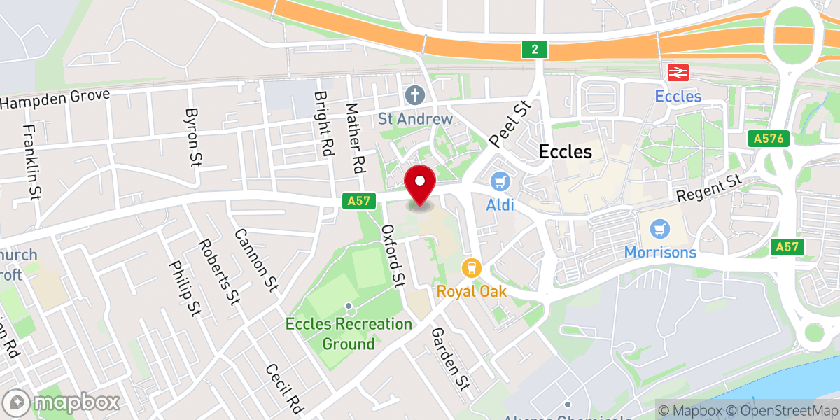 Map showing location of St Mary's Church