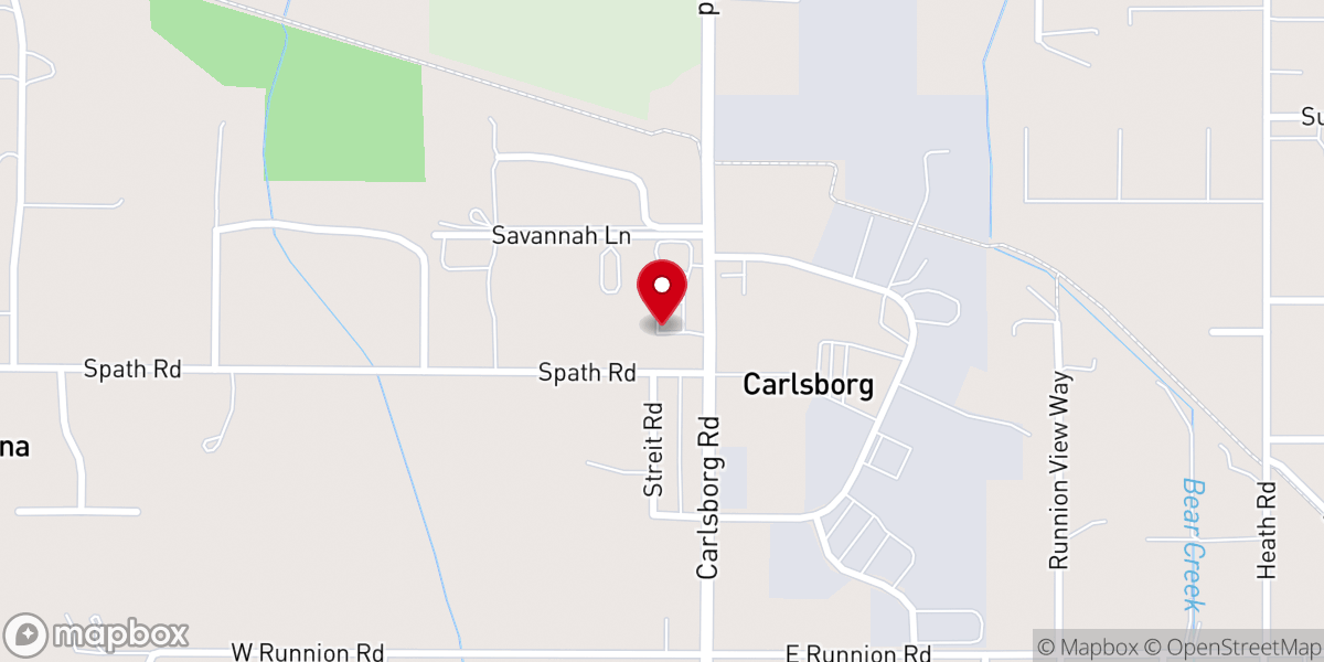 Map showing location of St. Sophrony Orthodox Church