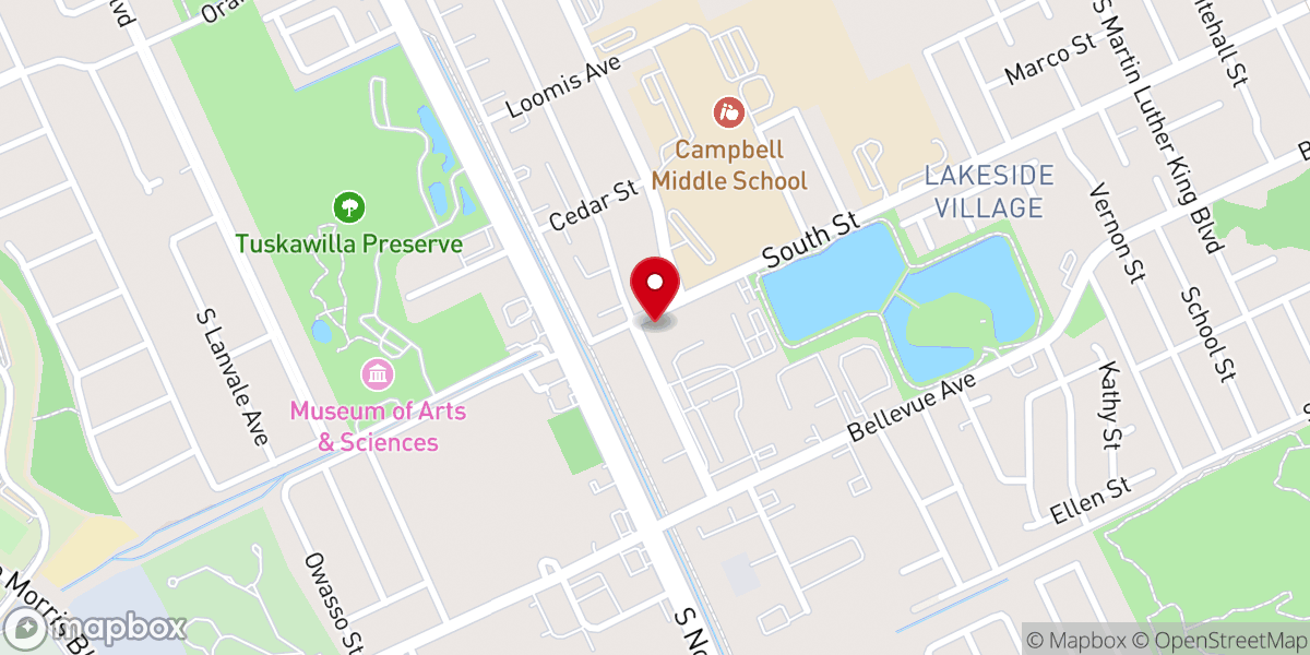 Map showing location of Shady Grove Primitive Baptist