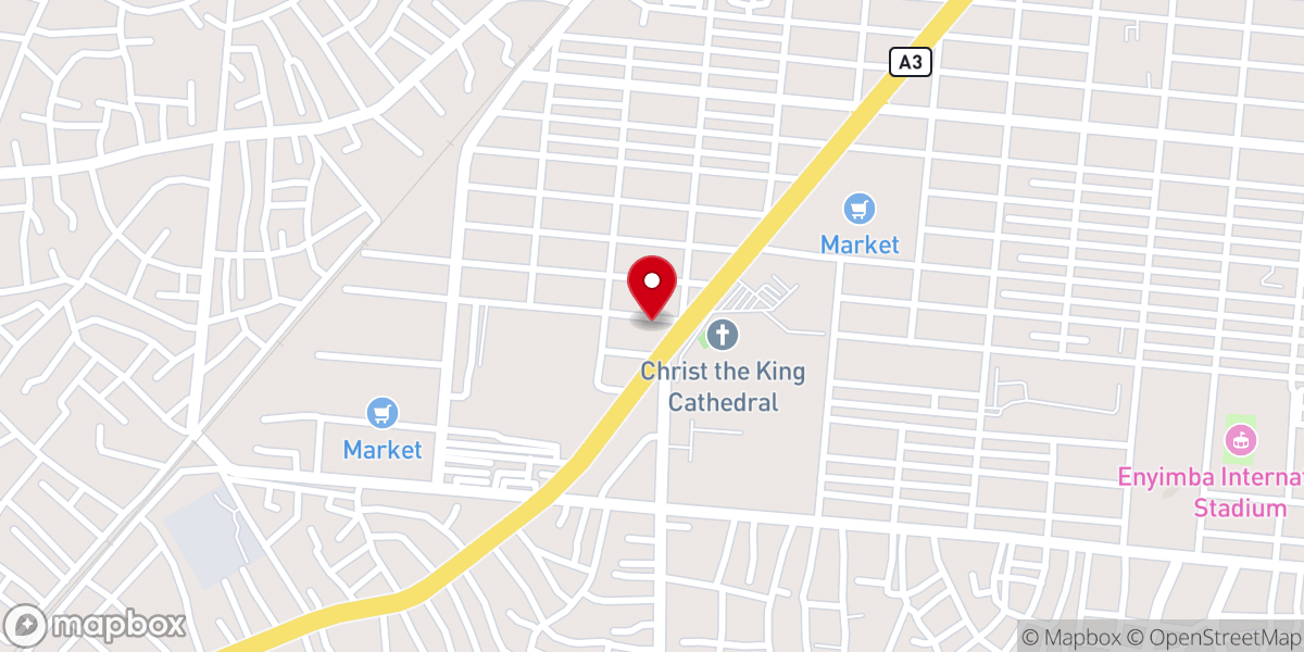 Map showing location of RCCG City of David