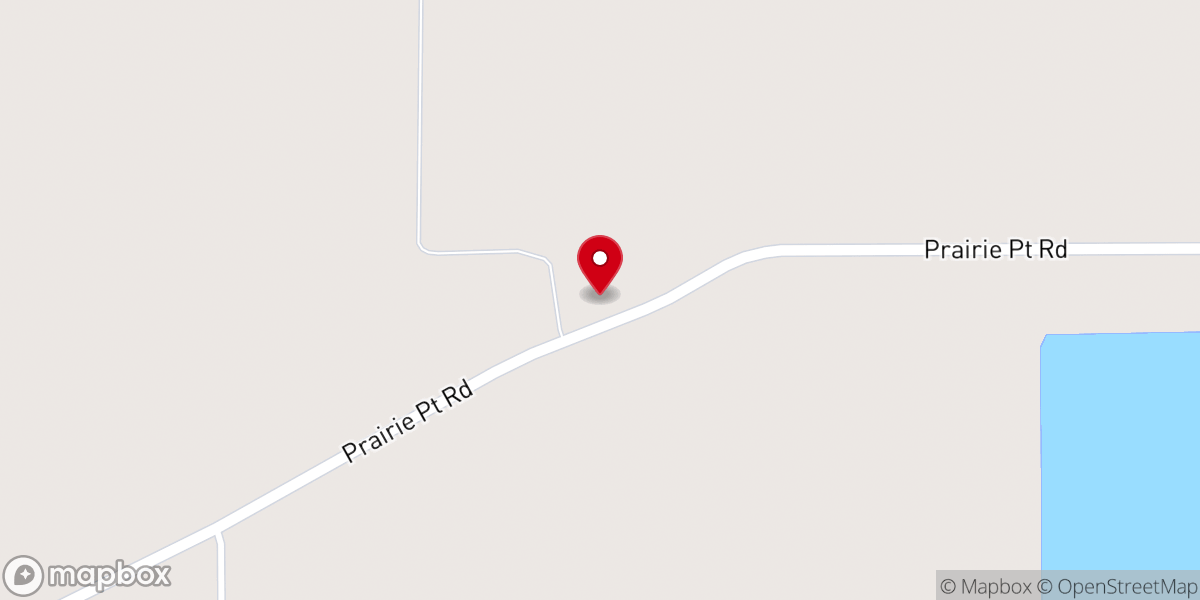 Map showing location of New Hope Church
