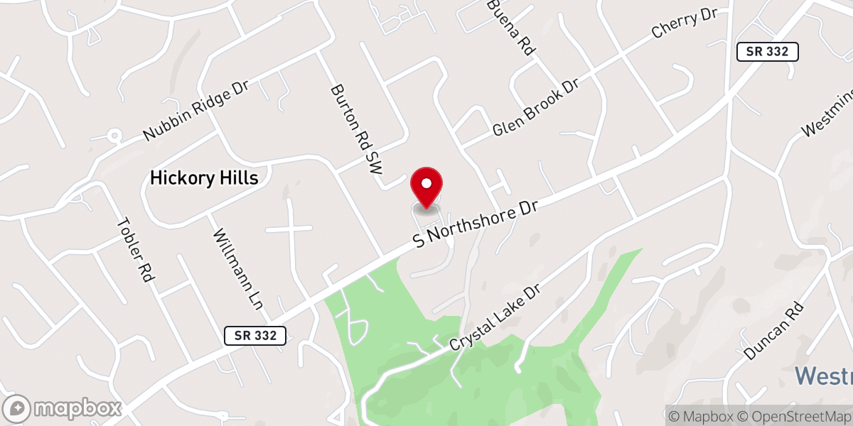 Map showing location of Saint Mark United Methodist Church