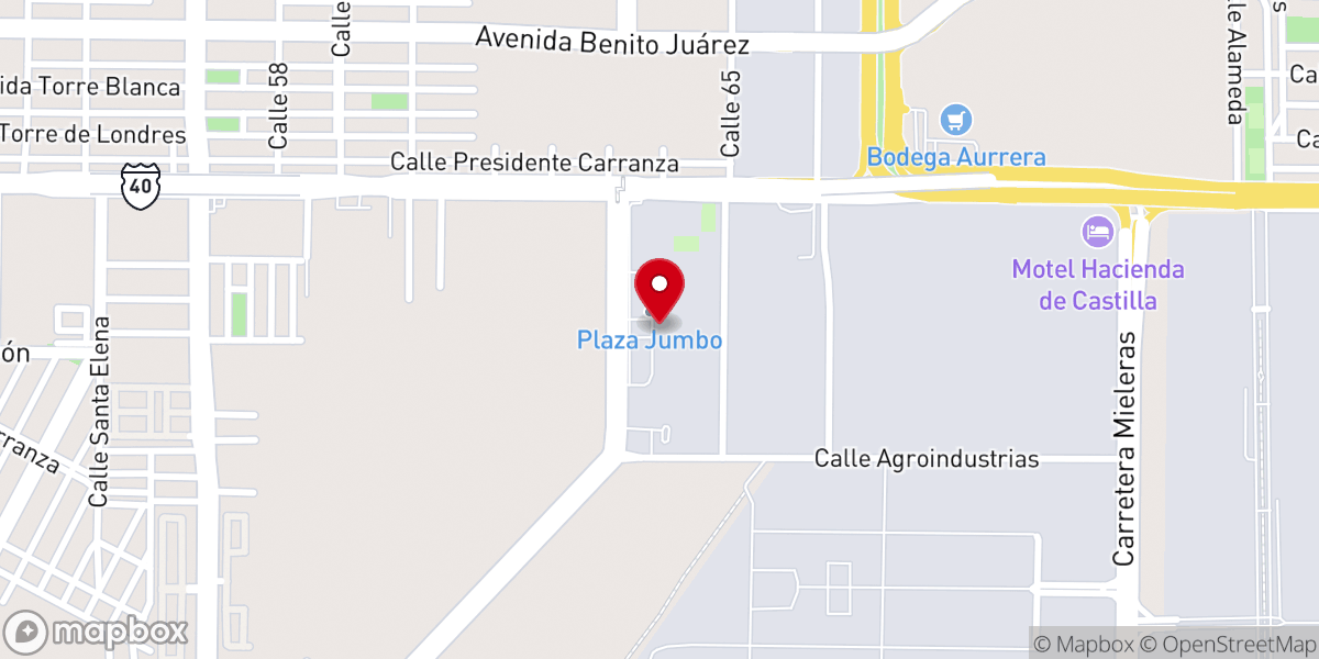 Map showing location of Comunidad Torreón