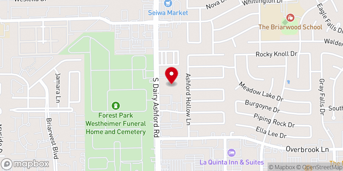 Map showing location of Ashford United Methodist Church