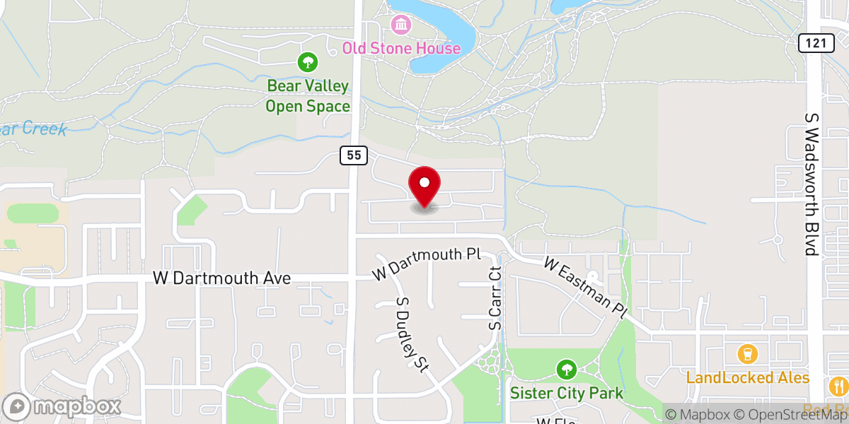 Map showing location of Starsmith Foundation