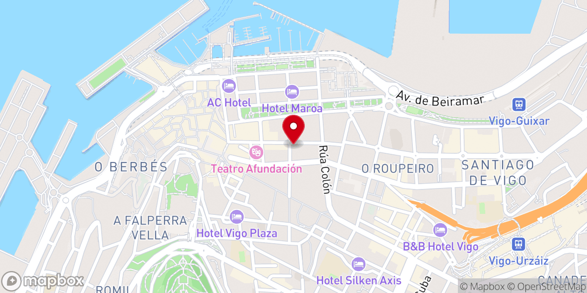 Map showing location of Parroquia de los Santos Apostólicos