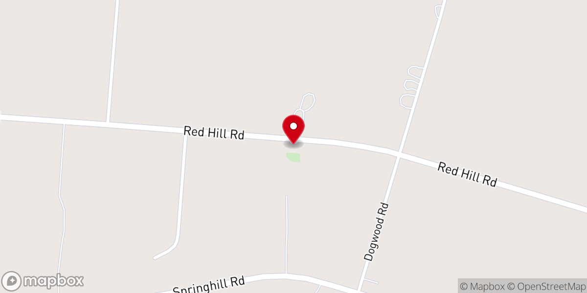 Map showing location of New Haven United Methodist Church