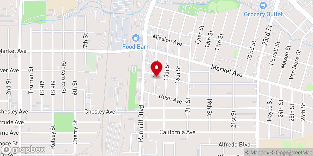 Map showing location of RCCG Jesus Fort