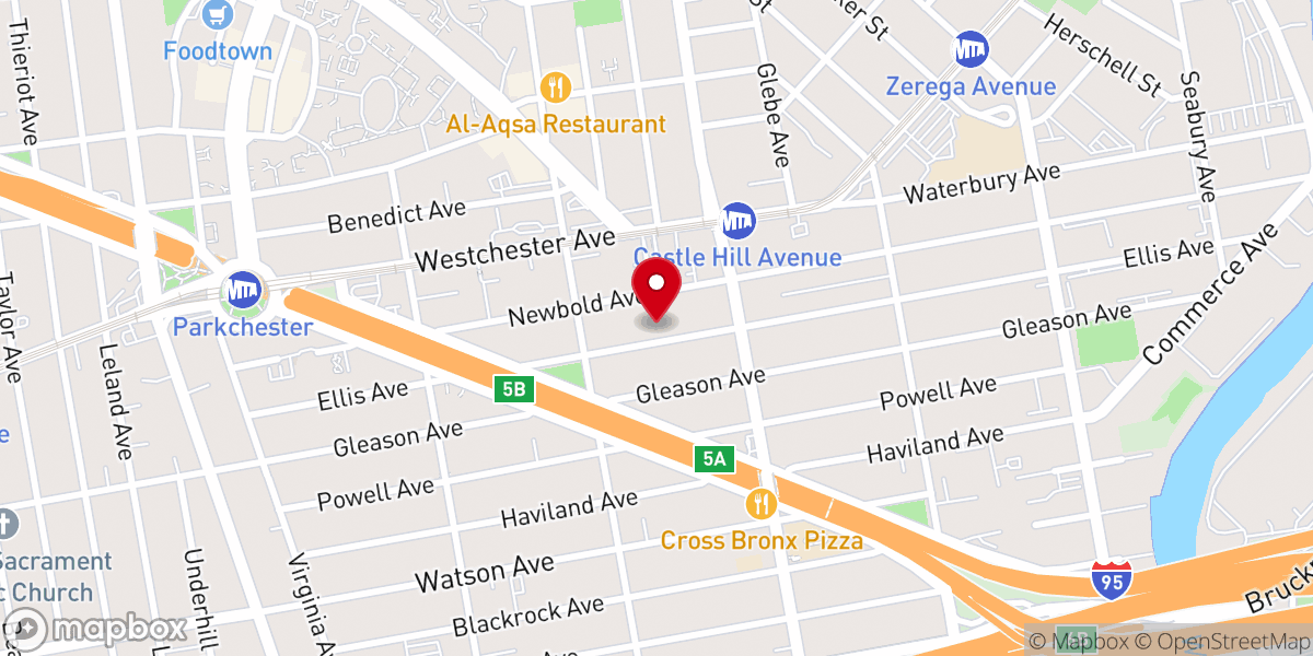 Map showing location of Show the Glory of God Church