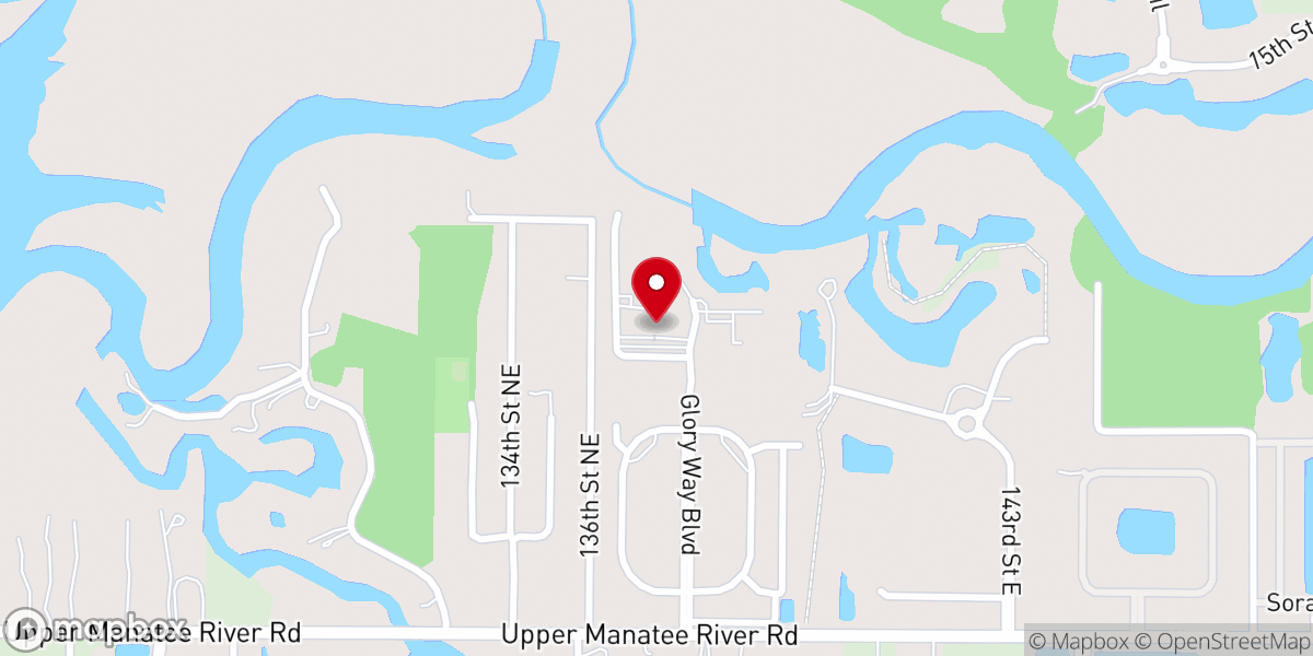 Map showing location of Institute of Ministry