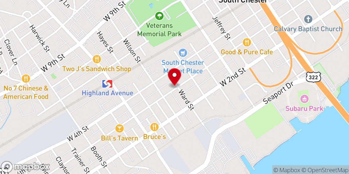 Map showing location of Praise Worship and Favour Community Christian Church