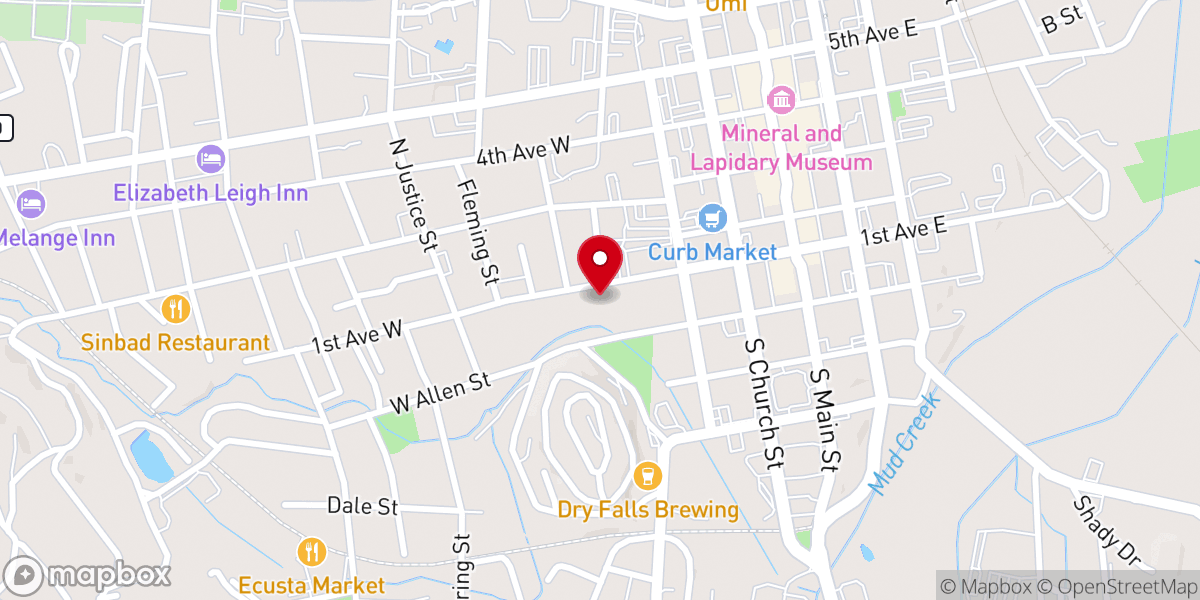 Map showing location of Speak Life Community Church