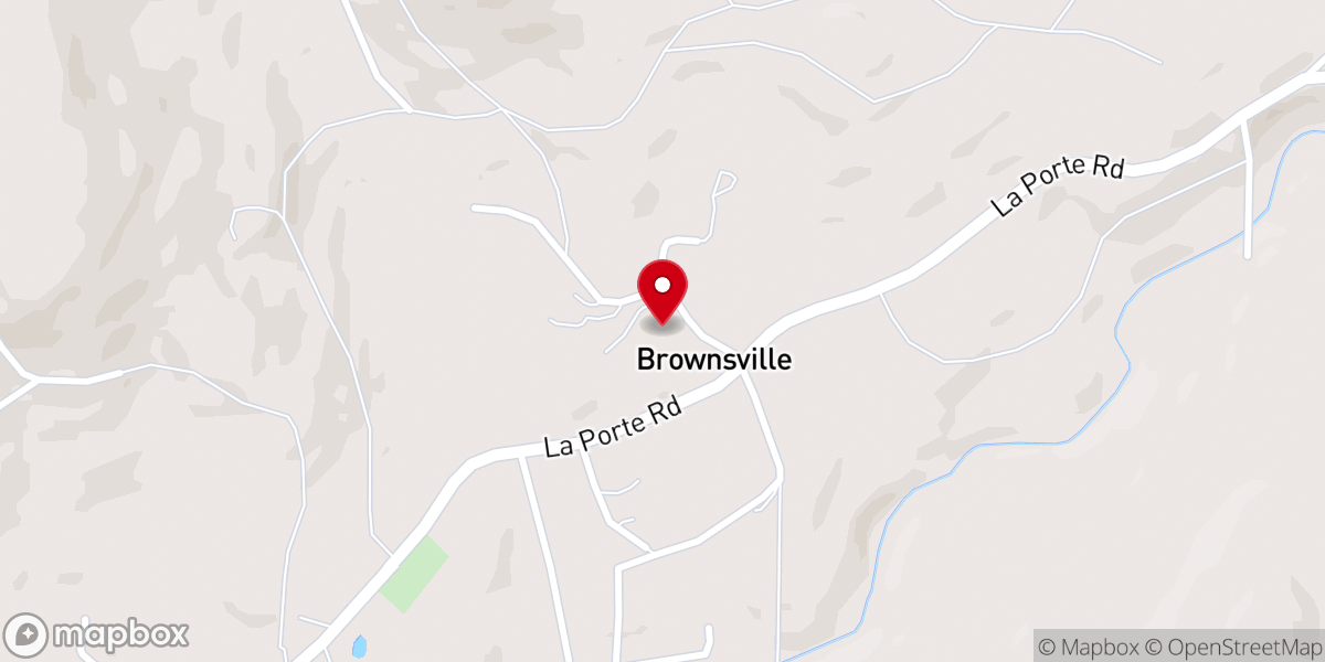 Map showing location of Brownsville Seventh-day Adventist Church