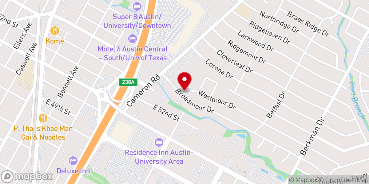 Map showing location of Iglesia De Cristo - Tabernaculo Eavivamiento