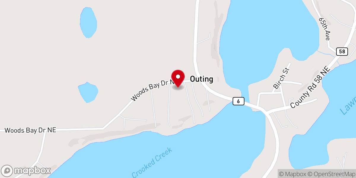 Map showing location of Narrows Community Church