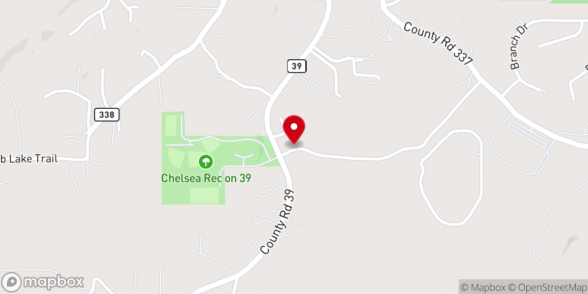 Map showing location of St Catherine's Episcopal Church